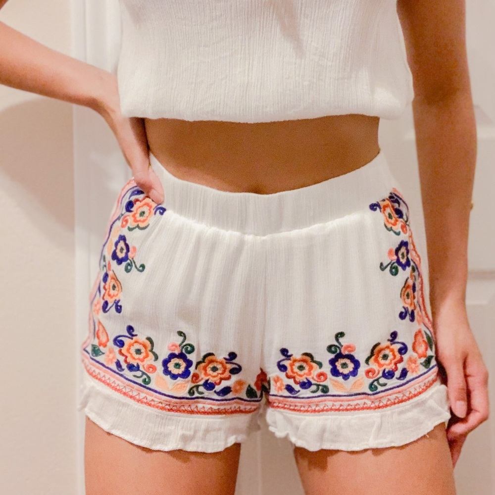 Floral Bottom with Matching Top